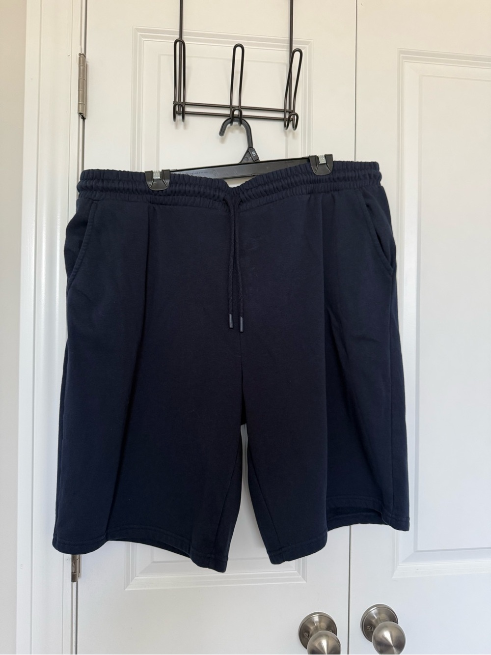 Men's Athletic Navy Drawstring Performance Shorts